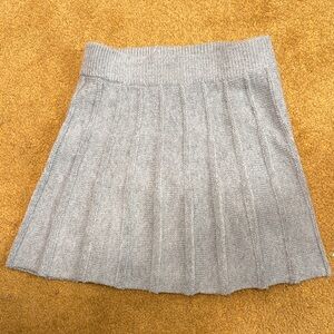 Abercrombie Kids Gray Knit Skirt